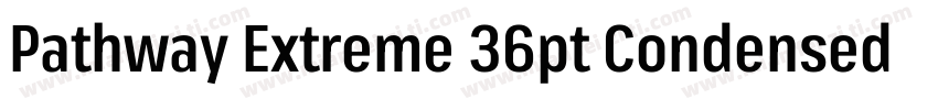 Pathway Extreme 36pt Condensed Medi字体转换